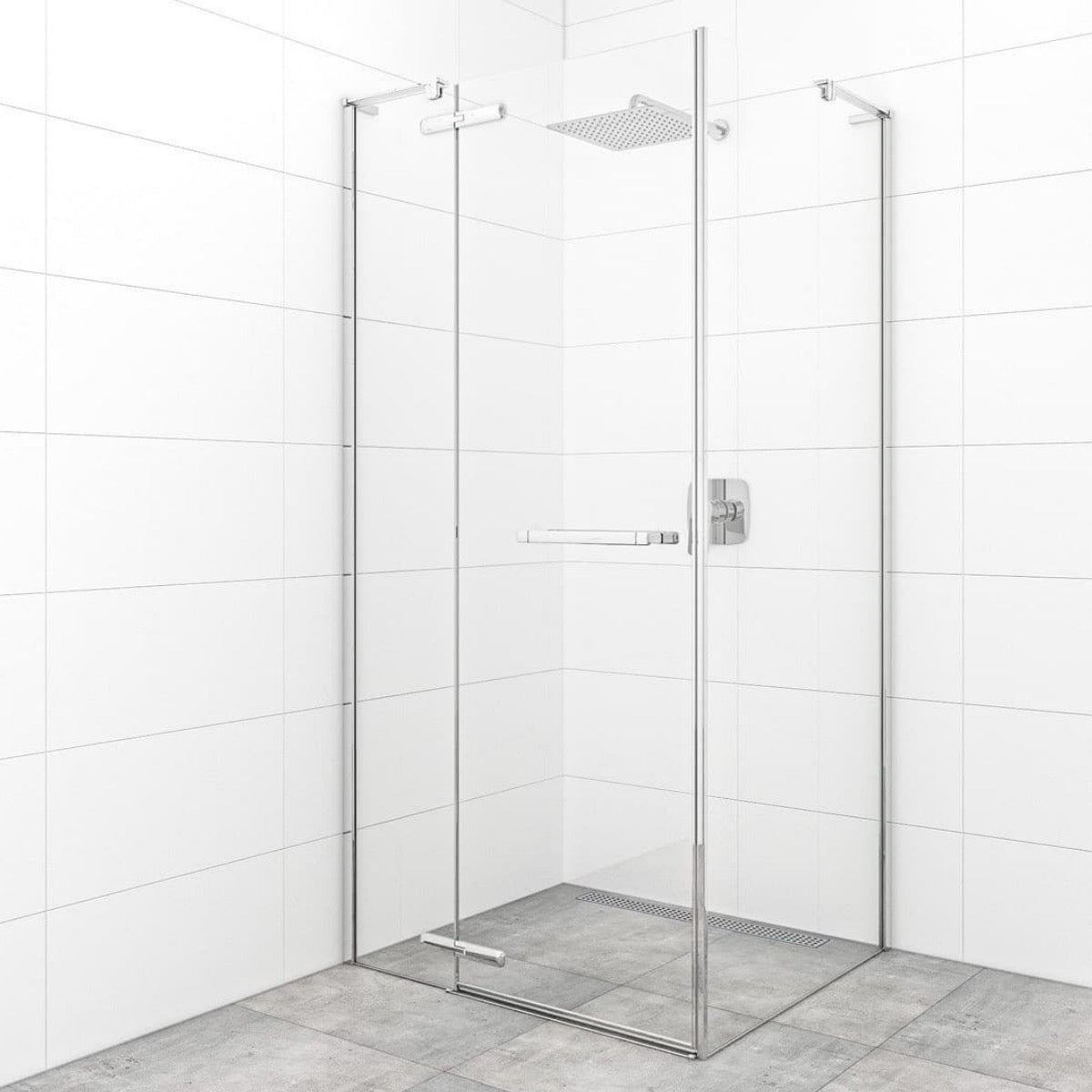 SATTGDN120S80 SAT TGD NEW 120 x 80 cm pravokotna tuš kabina brez okvirja