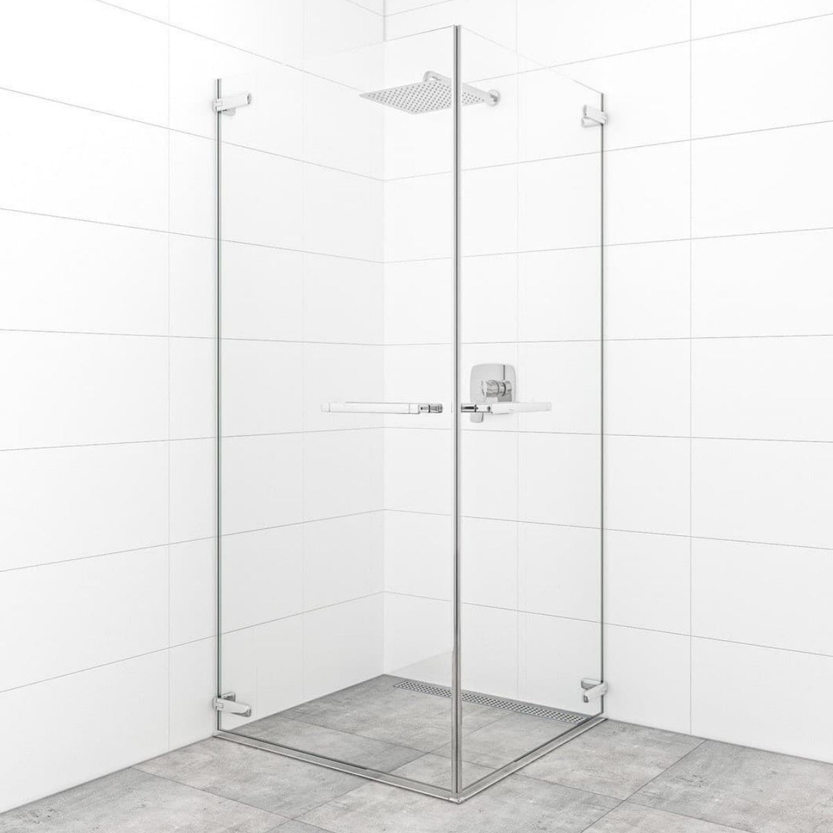 SATTGDO8080 SAT TGD NEW 80 x 80 cm kvadratna tuš kabina brez okvirja