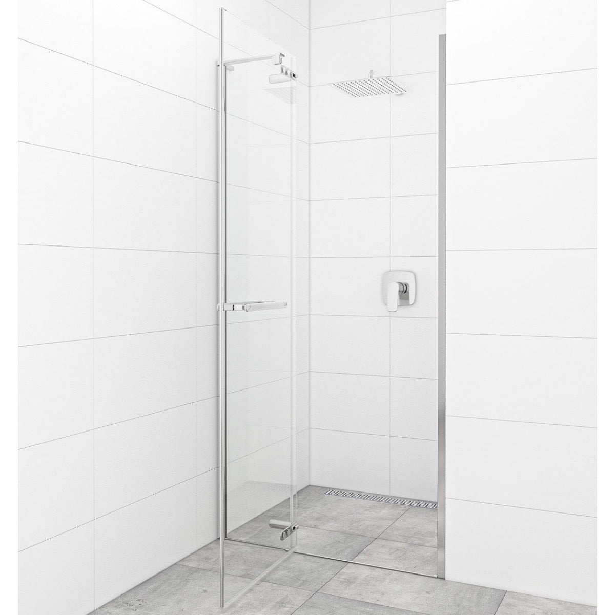 SATTGDN90CRT SAT TGD NEW 90 cm tuš vrata brez okvirja