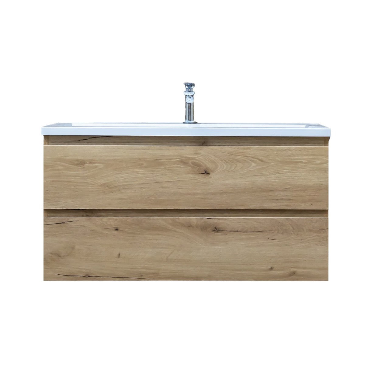BWAY2100OAKU SAT B-Way 100 x 45 cm umivalnik z omarico
