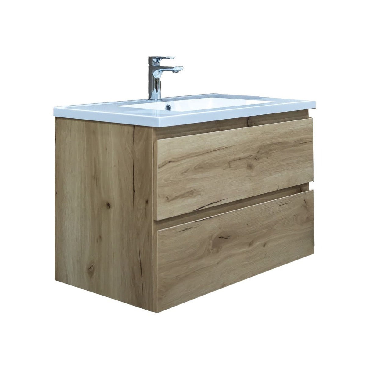 BWAY280OAKU SAT B-Way 80 x 45 cm umivalnik z omarico