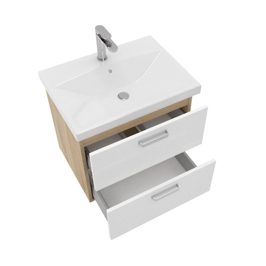 VARIO260ZDBBL Naturel Vario 60 x 45 cm umivalnik z omarico