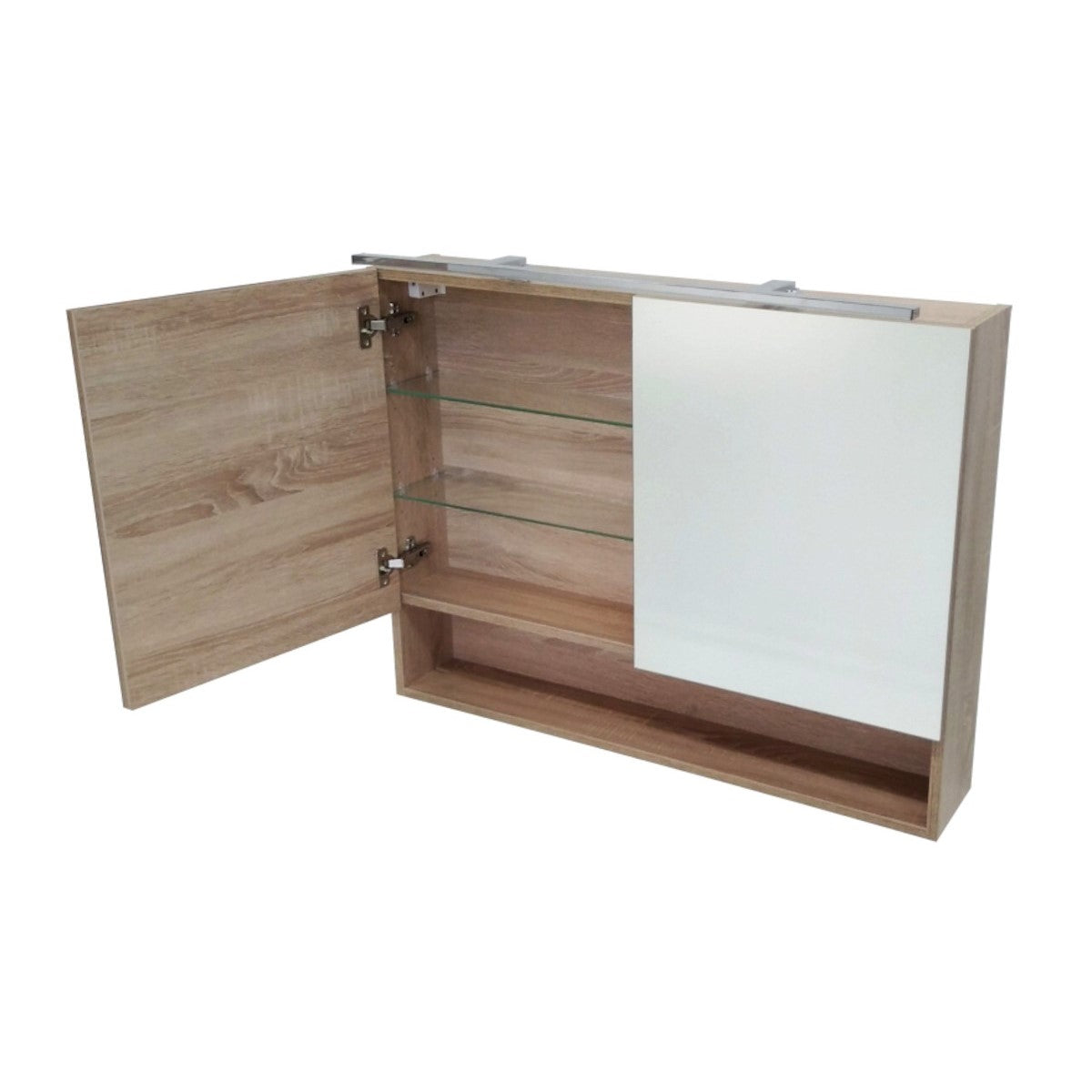 VARIOG90DB Naturel Vario Dekor 90 x 68,6 cm omarica z ogledalom