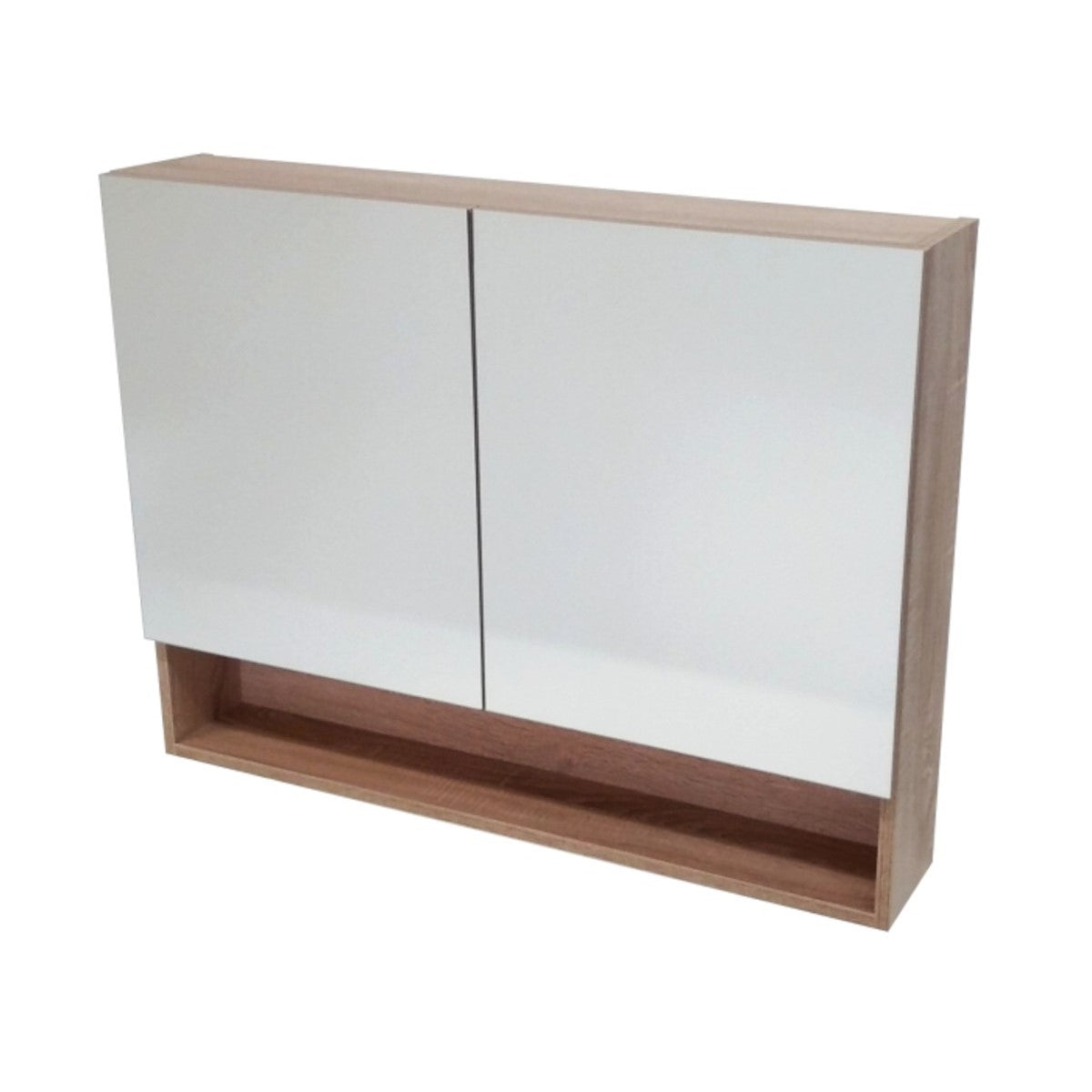 VARIOG90DB Naturel Vario Dekor 90 x 68,6 cm omarica z ogledalom