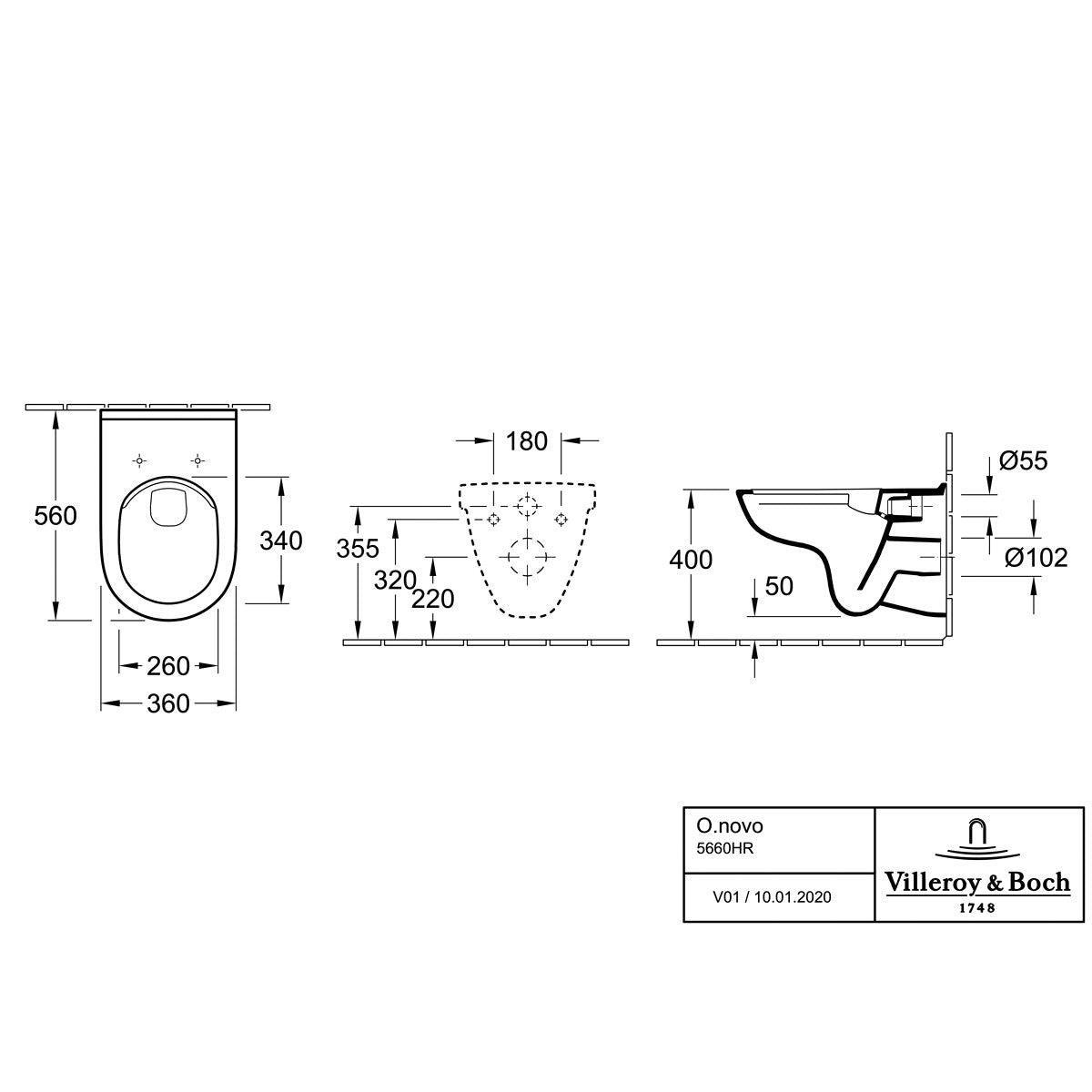 SIKOGEDVBOND01W Villeroy & Boch WC školjka s kompletom Geberit Duofix 111.154.11.2 Delta01