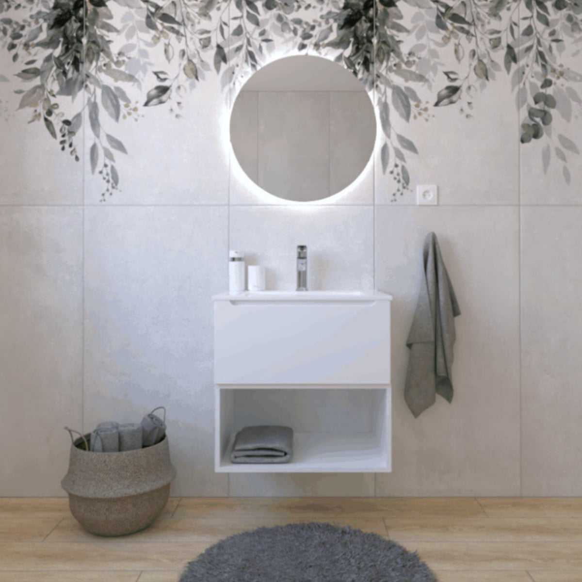 STILLAA03021 Naturel Stilla 30 x 60 cm viseči regal