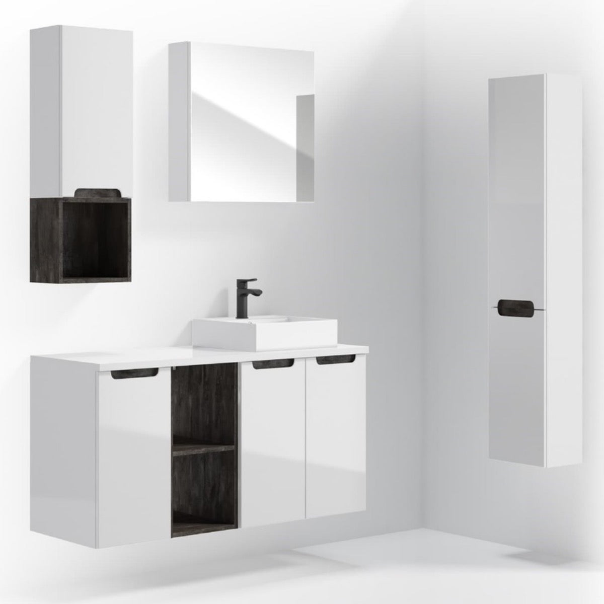 STILLAA03018 Naturel Stilla 30 x 60 cm viseči regal