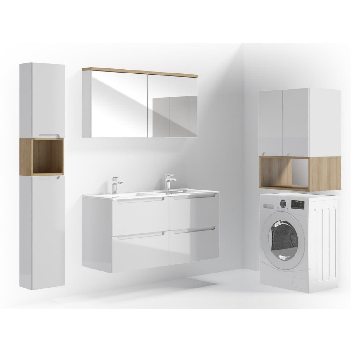 STILLAA03019 Naturel Stilla 30 x 60 cm viseči regal