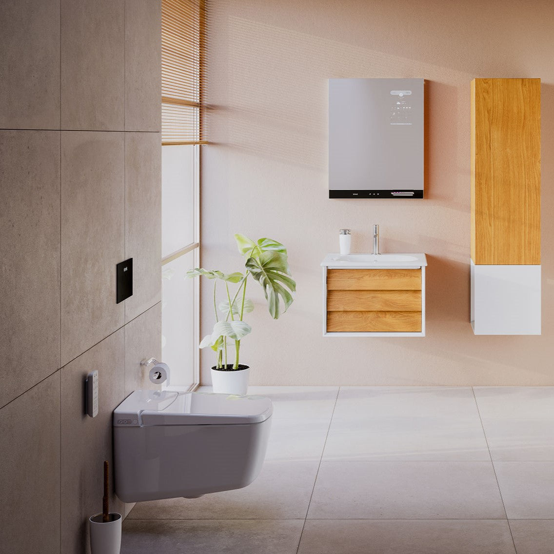 7231B403-6216 VitrA V Care Prime "VitrA Clean" higijenska brezrobna viseča WC školjka