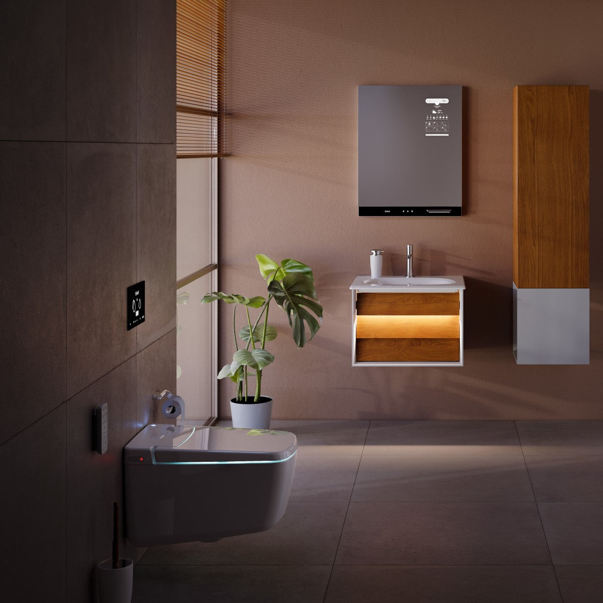 7231B403-6216 VitrA V Care Prime "VitrA Clean" higijenska brezrobna viseča WC školjka