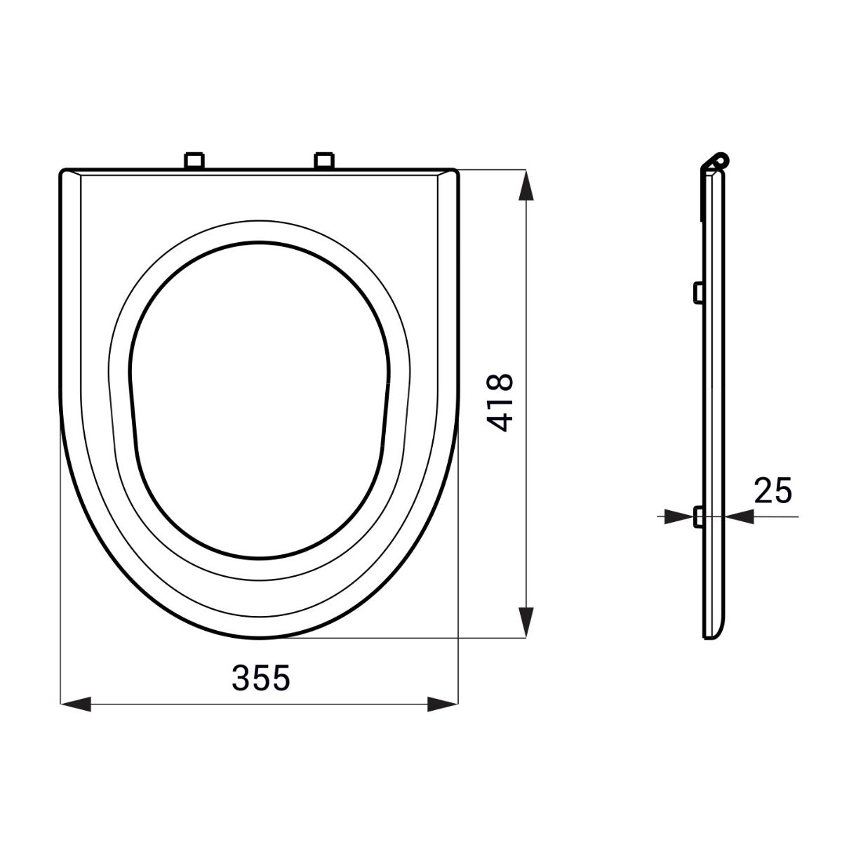 95315 SANELA SLZN 31A WC deska Anti Vandalism