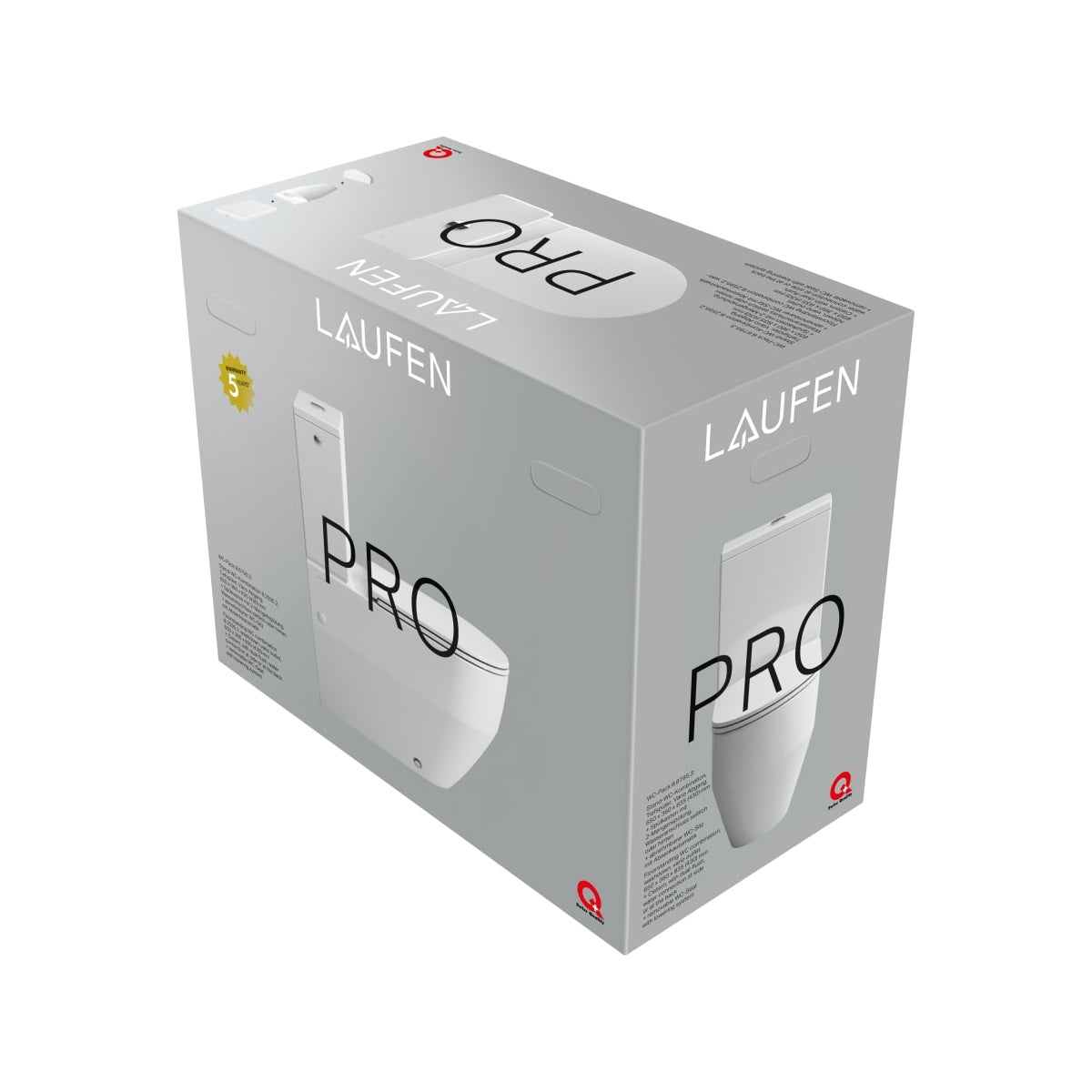 H8679530009701 Laufen Pro talna WC školjka monoblok z WC desko s počasnim zapiranjem