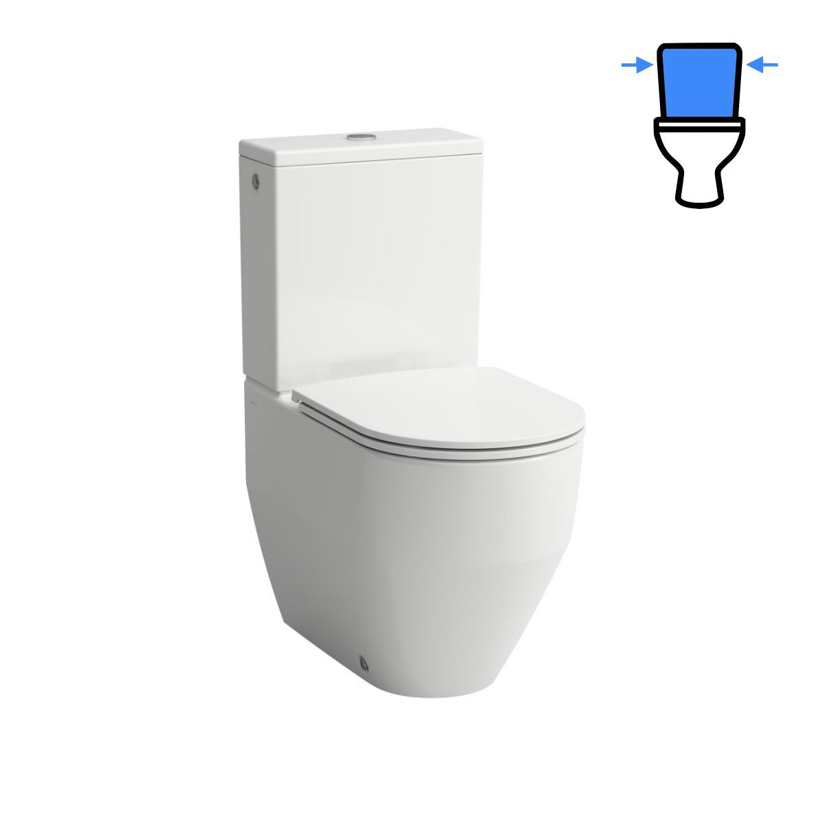 H8679530009701 Laufen Pro talna WC školjka monoblok z WC desko s počasnim zapiranjem