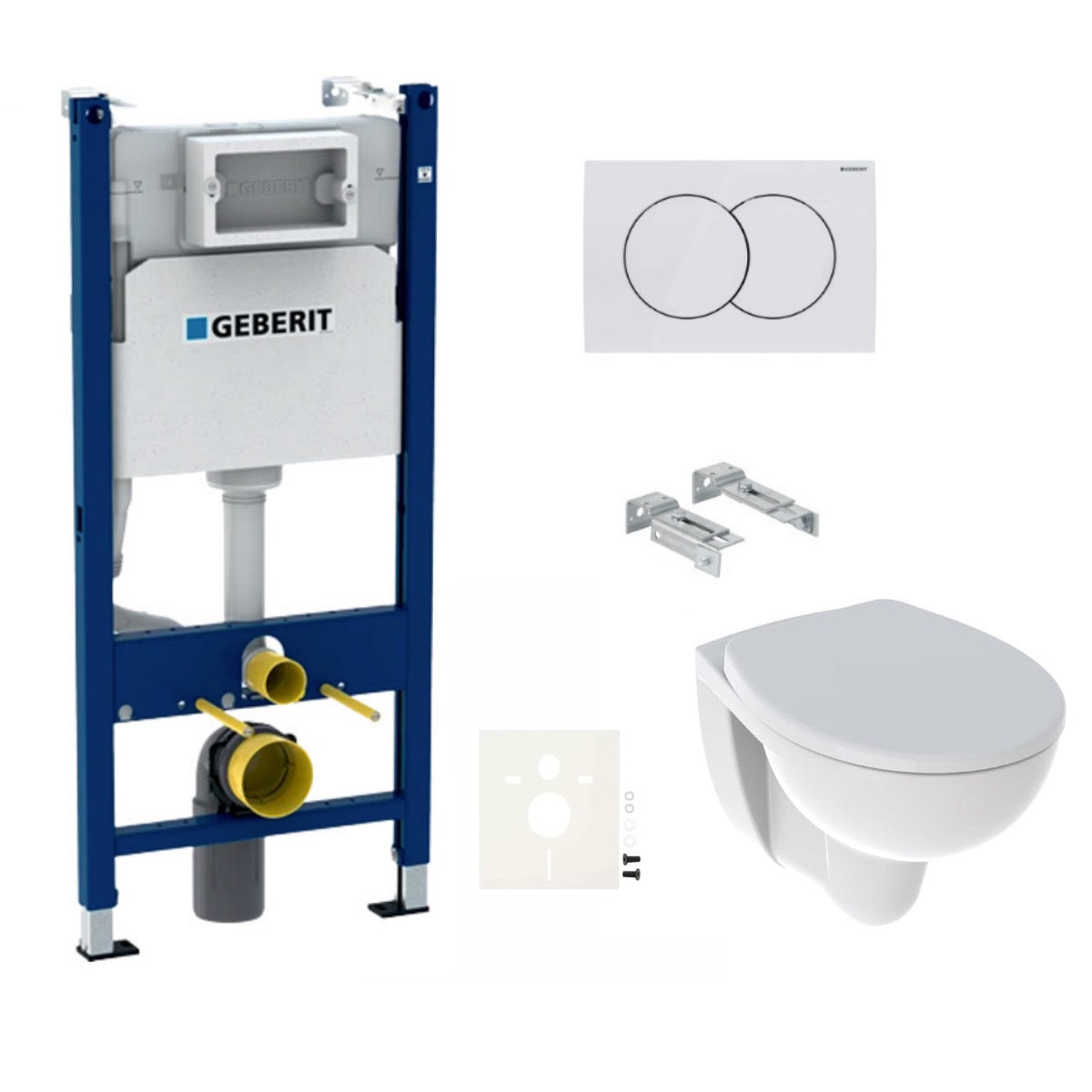 SIKOGES3K1 Kolo Rekord wc školjka s kompletom Geberit Duofix 111.154.11.2 Delta01
