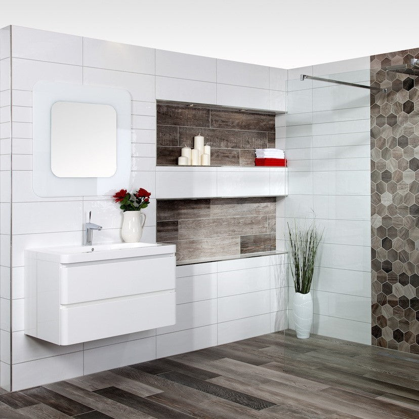 ZAP7575W Naturel Pavia 75 x 75 cm kopalnisko ogledalo