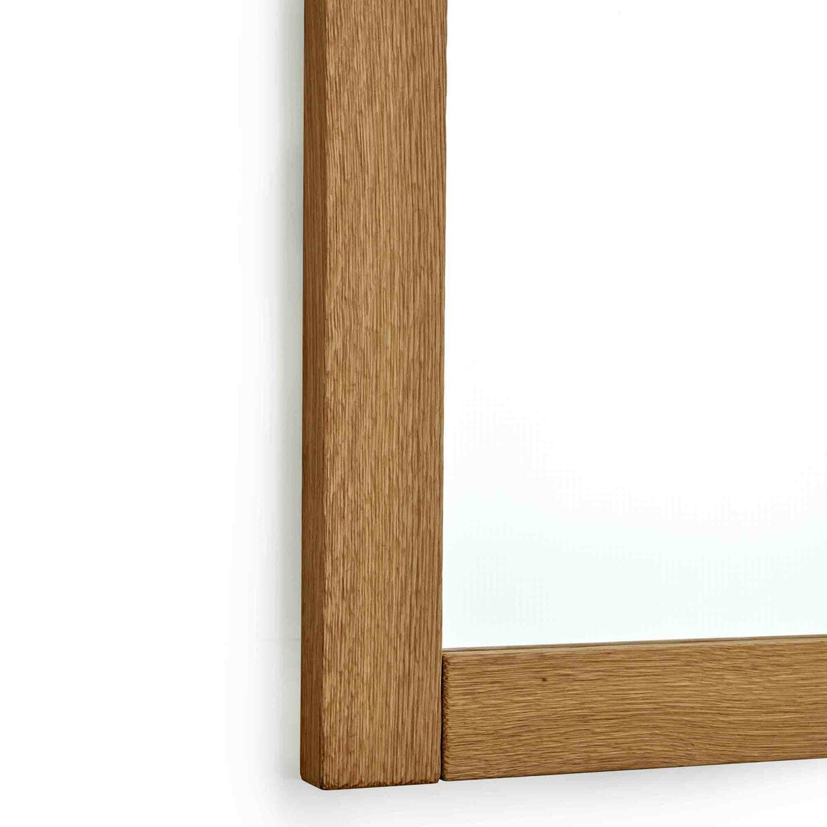 ZMDUB6080 Naturel Wood 60 x 80 cm kopalnisko ogledalo iz masivnega lesa