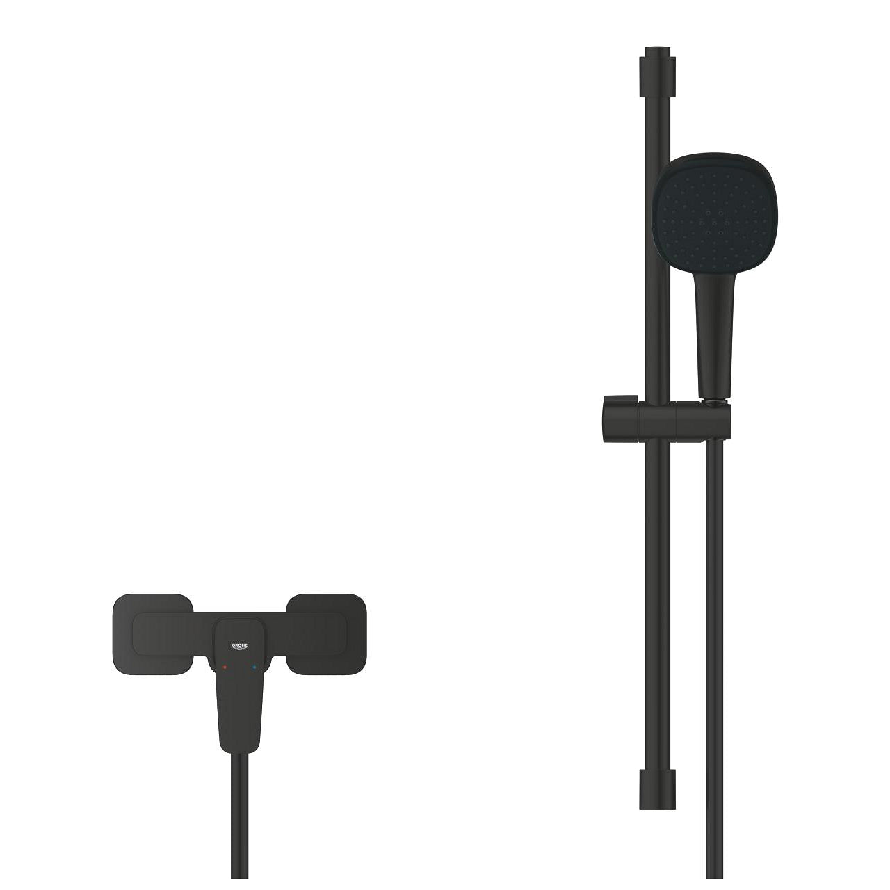 1018252430 GROHE Cubeo stenska armatura za tuš s tuš setom