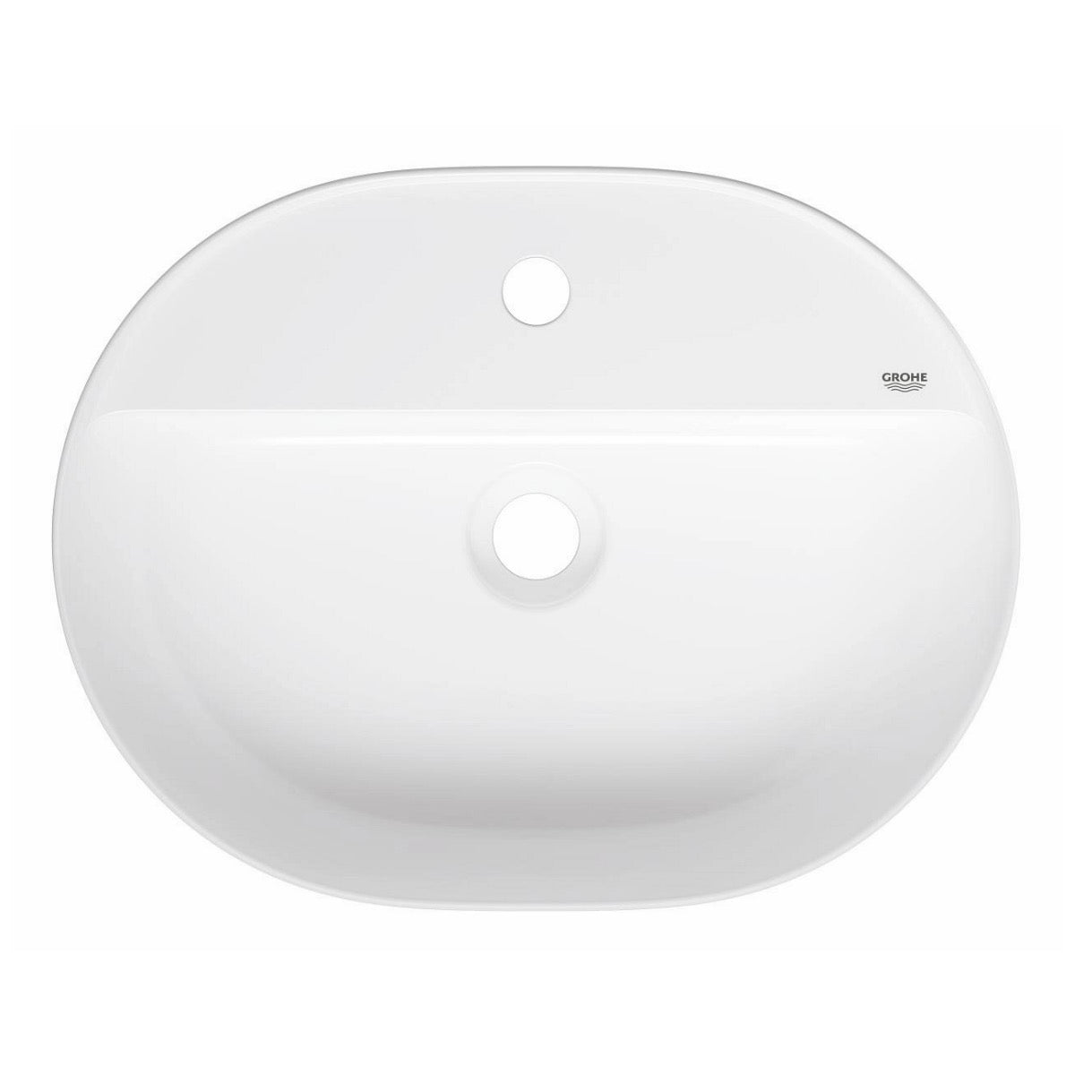 103566SH00 Grohe Essence 50 x 38,5 cm ovalni nadpultni umivalnik z odprtino za armaturo