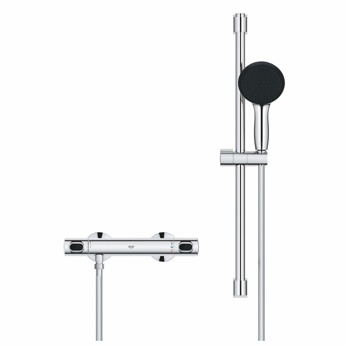 34800001 Grohe Precision Flow stenska termostatska armatura s tuš setom