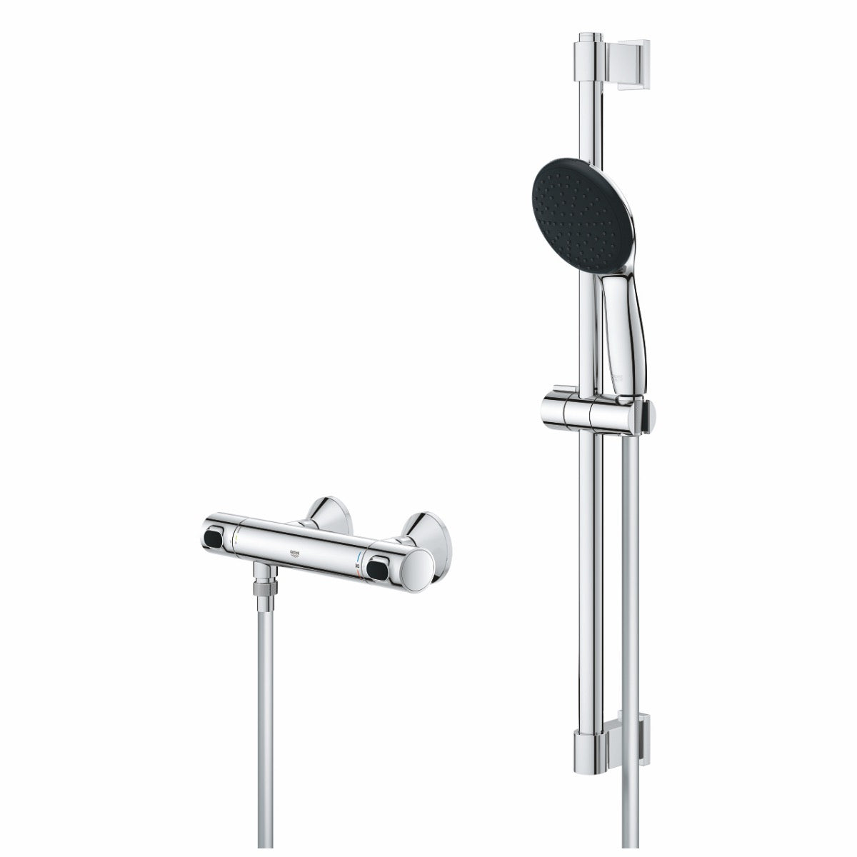34800001 Grohe Precision Flow stenska termostatska armatura s tuš setom