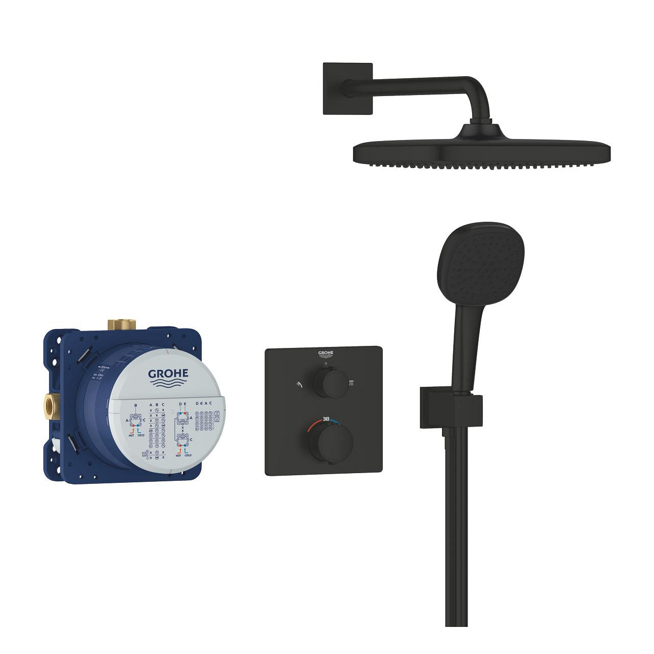 348822430 Grohe Precision Vitalio Comfort 250 termostatski podometni komplet za tuš
