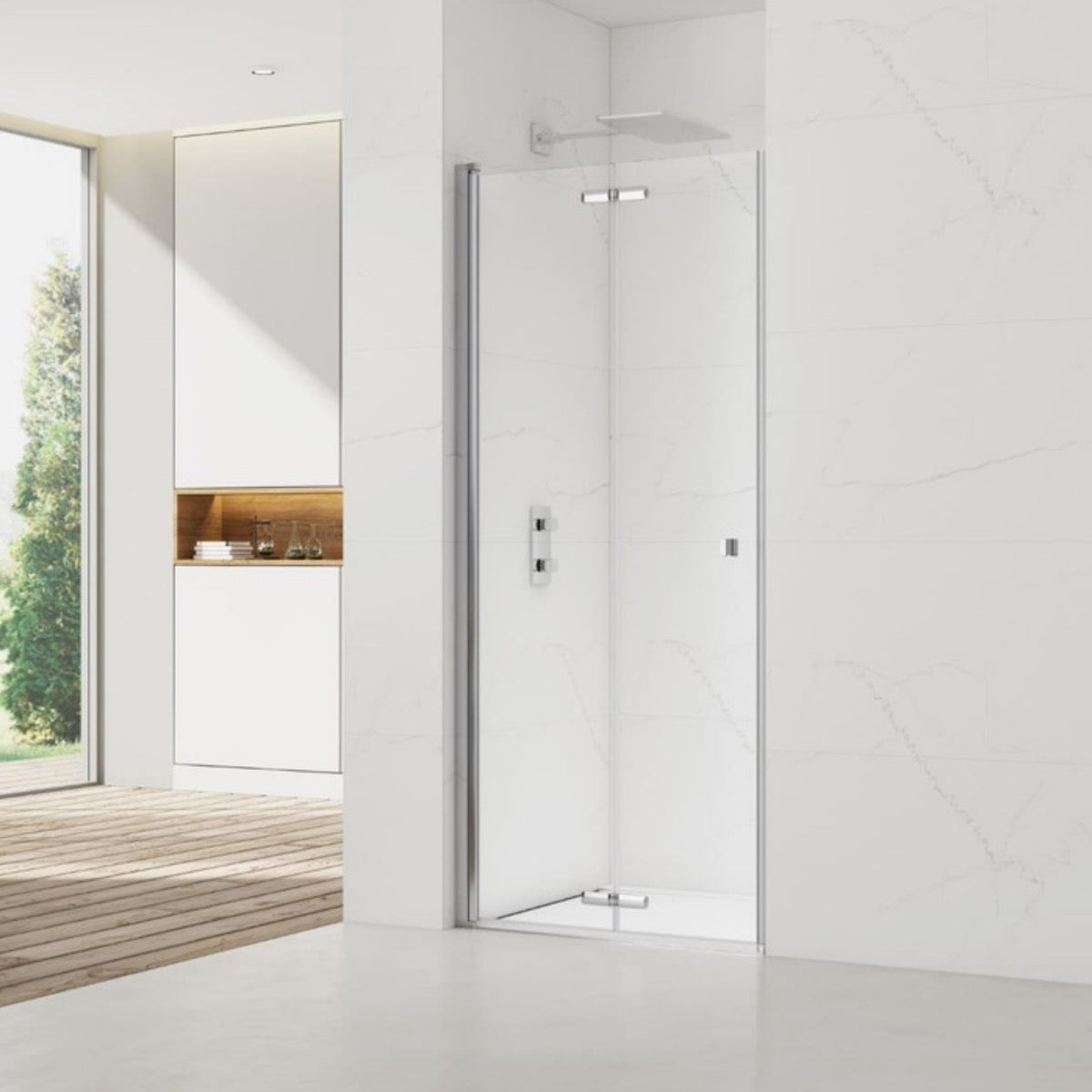 SATSK90 SAT SK 90 cm zložljiva tuš vrata