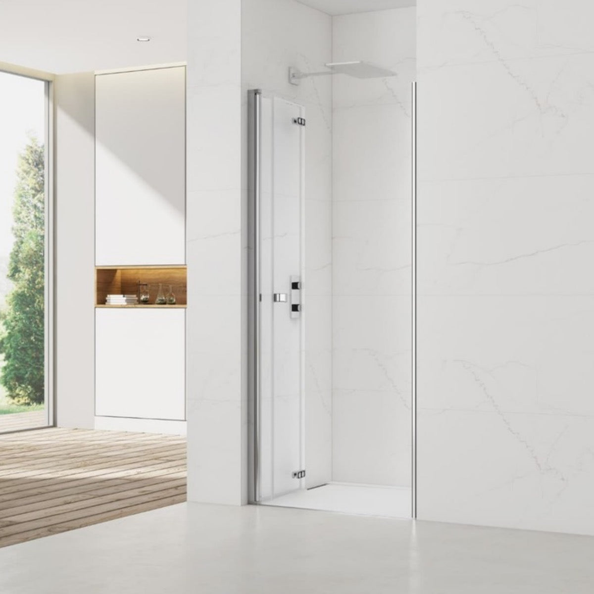 SATSK90 SAT SK 90 cm zložljiva tuš vrata