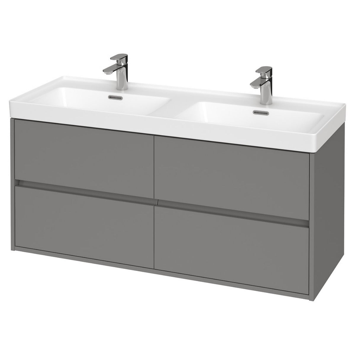 S801-324 Cersanit CREA 120 x 46 cm dvojni umivalnik z omarico