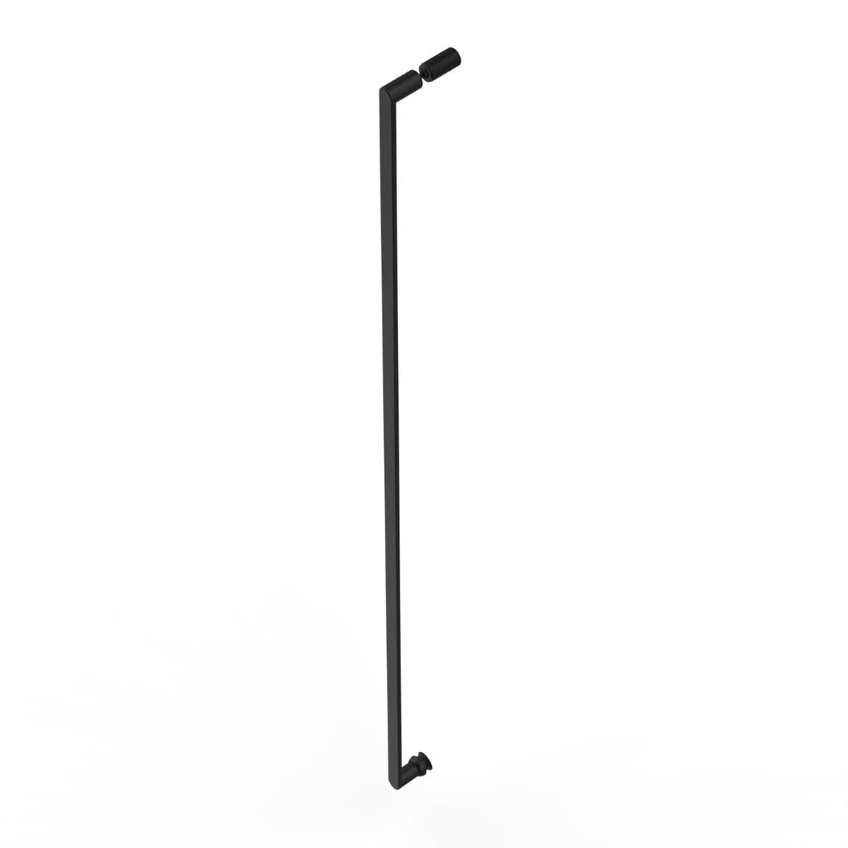 SATBWIXMN100120C SAT Walk-In Xmotion 120 x 100 pravokotna tuš kabina črna