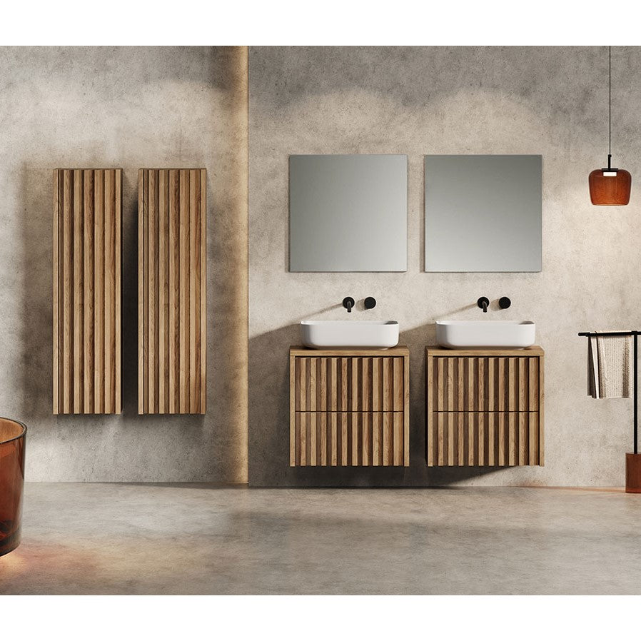 DELANOV35DD Naturel Delano 125 x 36 x 34 cm visoka stranska omara
