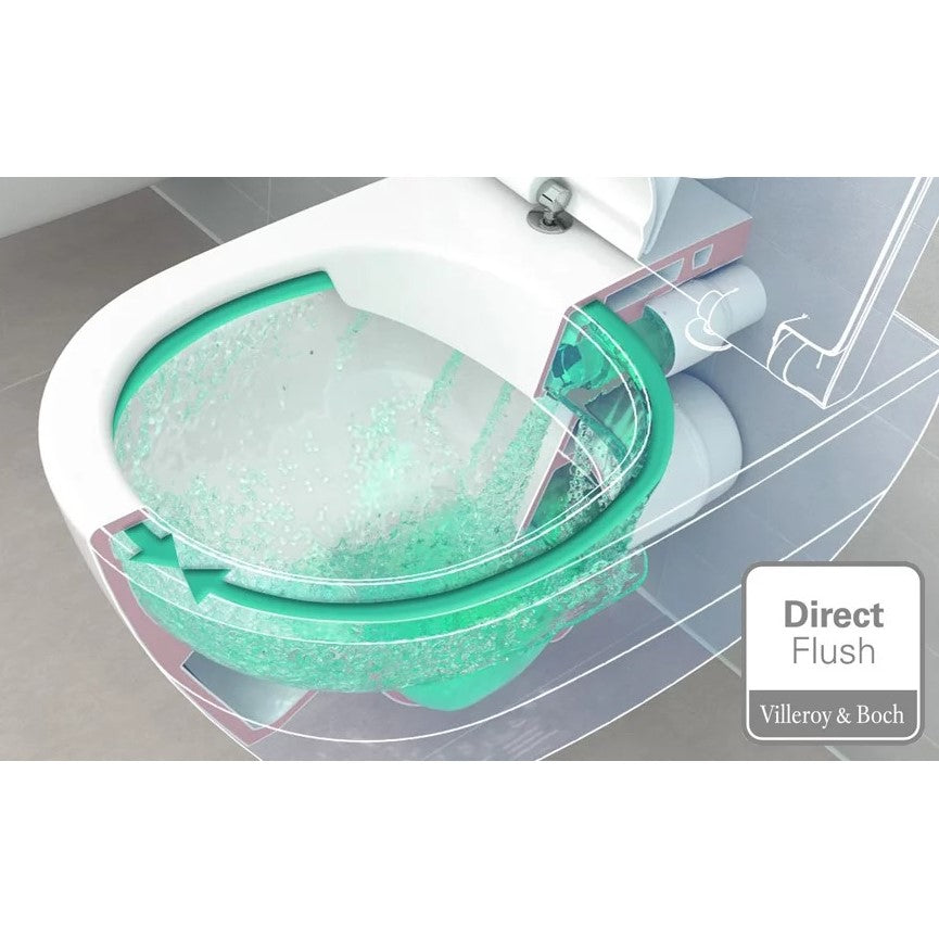 5660R001 Villeroy & Boch O.Novo viseča brezrobna WC školjka