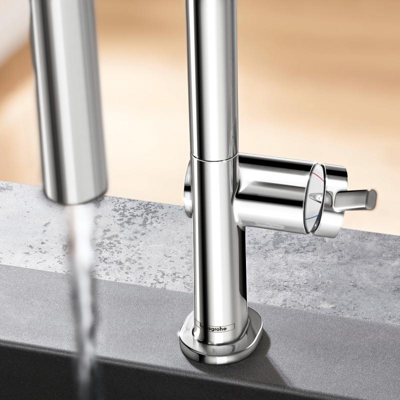 72800000 Hansgrohe Talis M54 210 vrtljiva izvlečna kuhinjska armatura