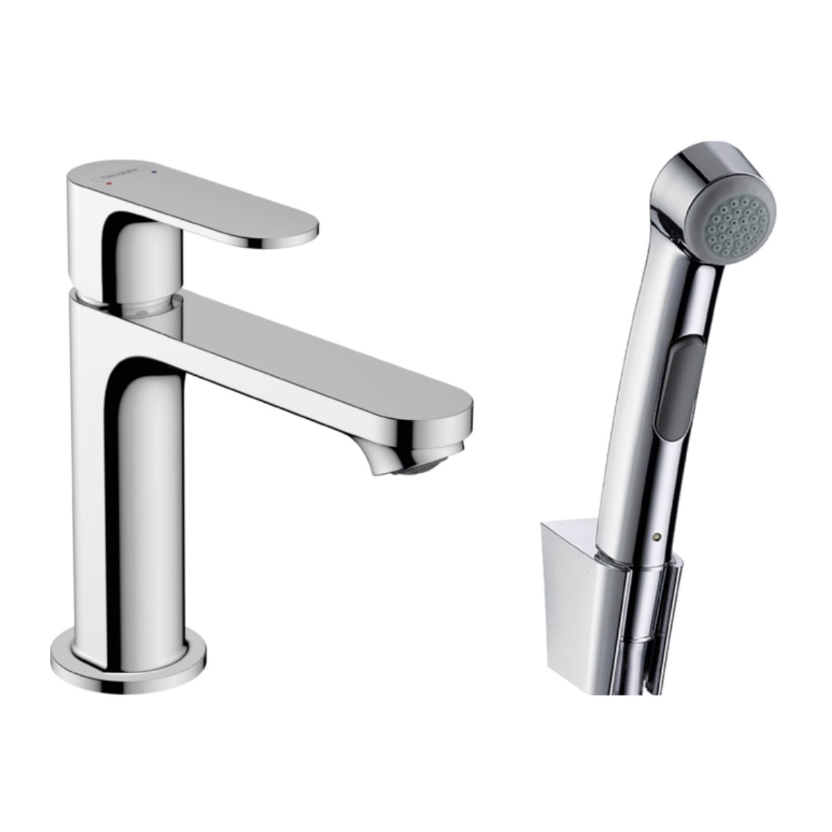 72215000 Hansgrohe Rebris S 110 armatura za umivalnik s higijenskim tuš setom