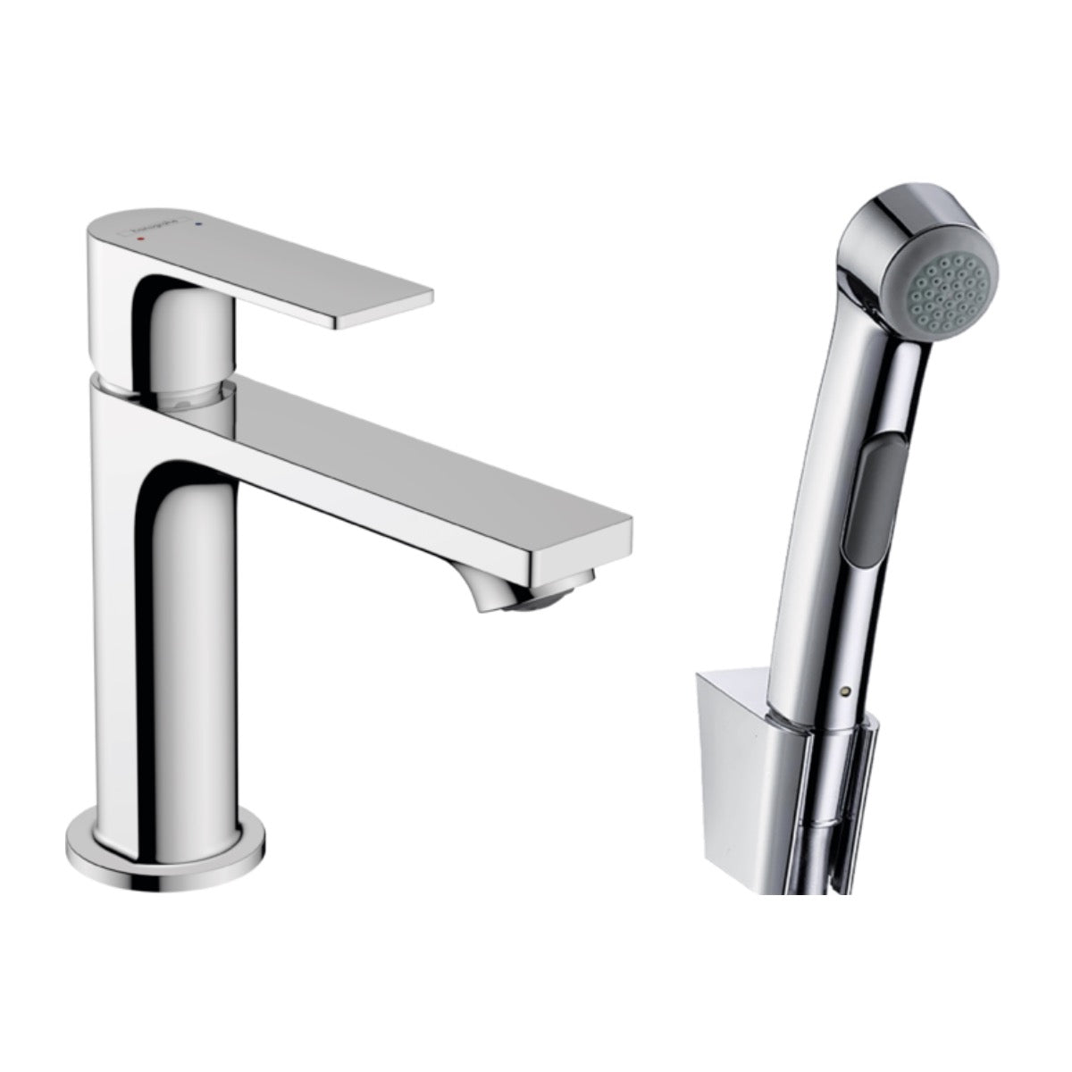 72216000 Hansgrohe Rebris E 110 armatura za umivalnik s higijenskim tuš setom