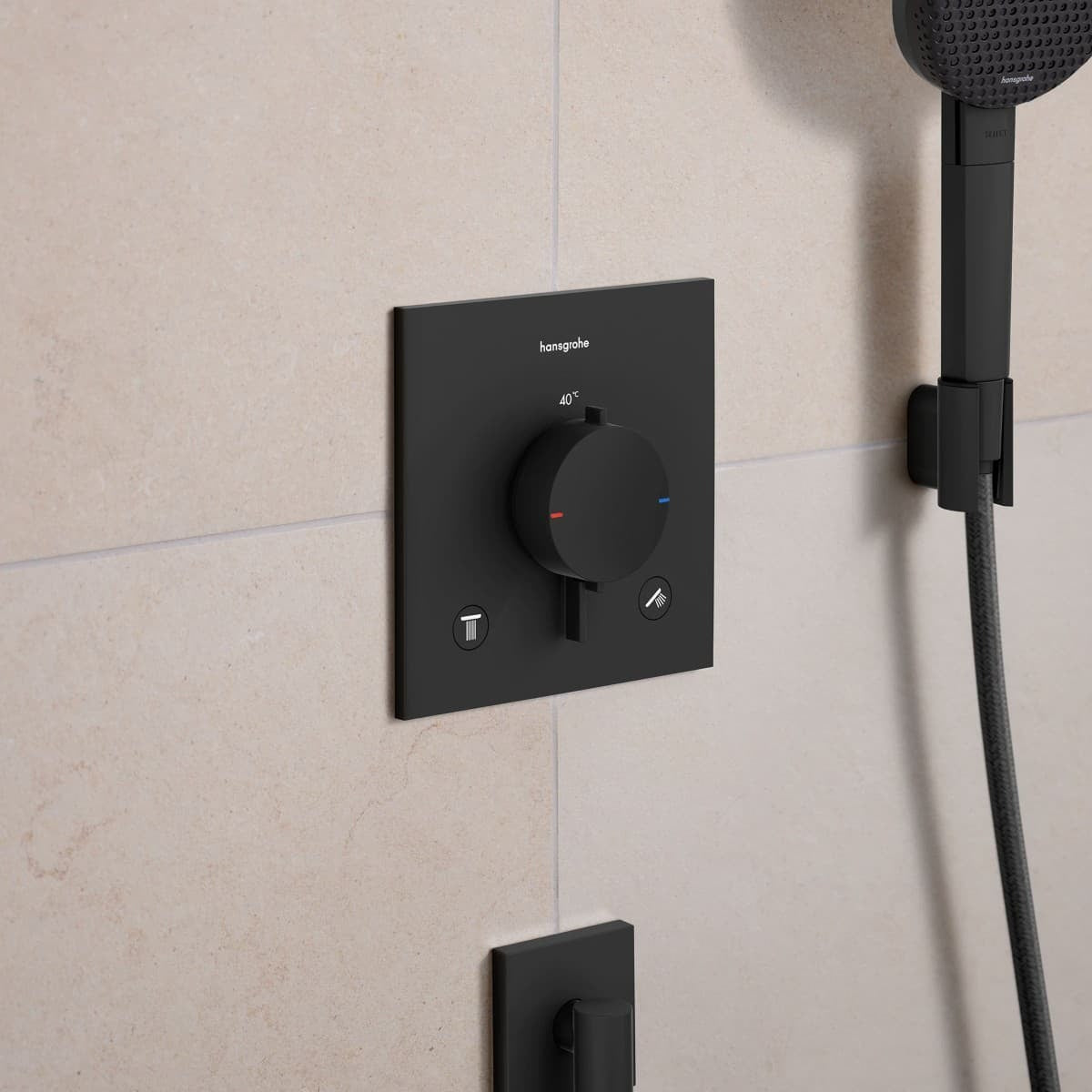 33711670 Hansgrohe Ecostat Comfort E termostatska pokrivna plošča