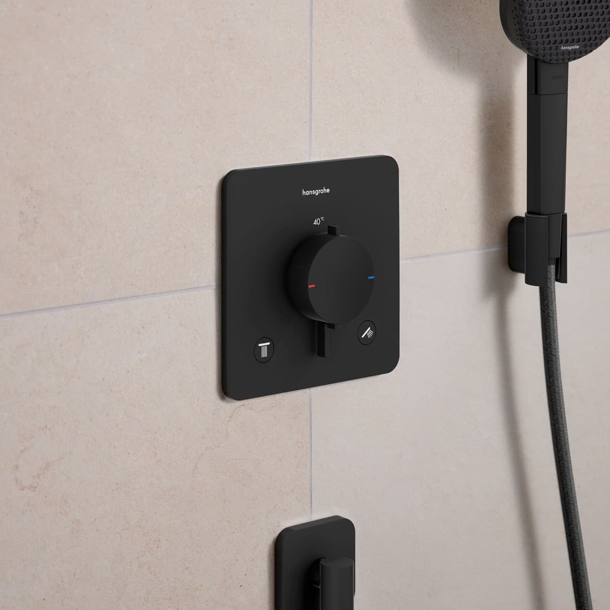 33713670 Hansgrohe Ecostat Comfort Q termostatska pokrivna plošča
