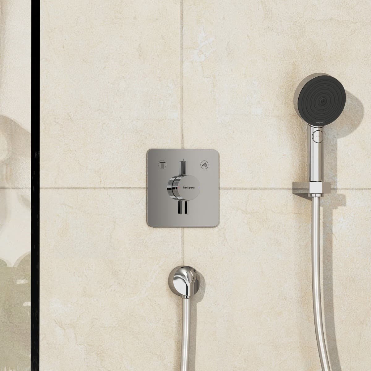75414000 Hansgrohe DuoTurn Q pokrivna plošča