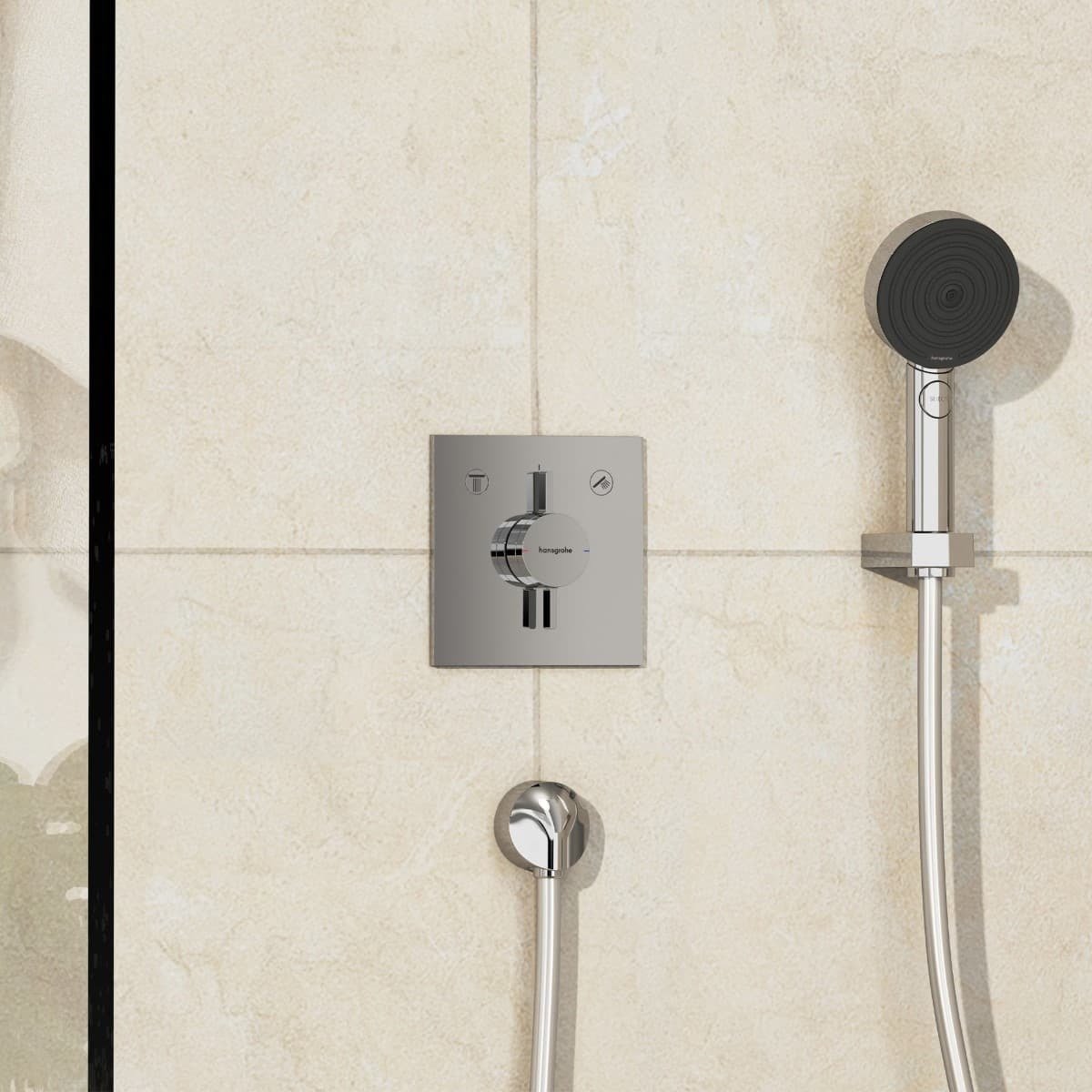 75417000 Hansgrohe DuoTurn E pokrivna plošča