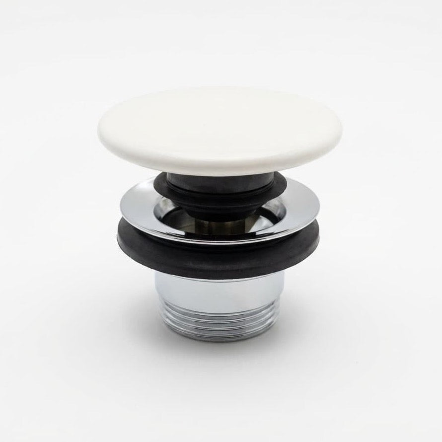 8L033401 Villeroy & Boch zgornji del sifona za umivalnik s keramičnim čepom "Click-Clack"