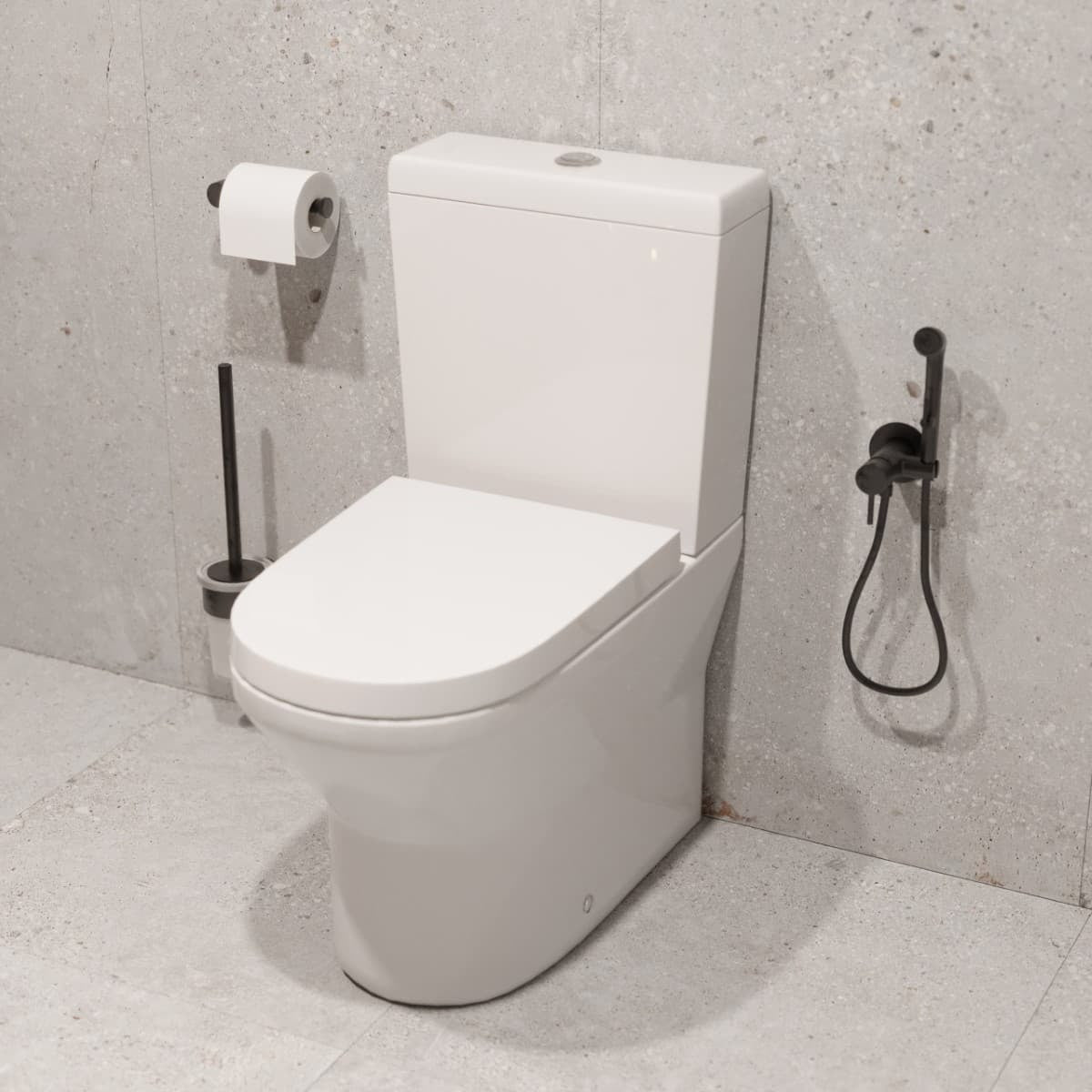 9859-003-7202 Vitra Integra talna brezrobna WC školjka monoblok z WC desko s počasnim zapiranjem