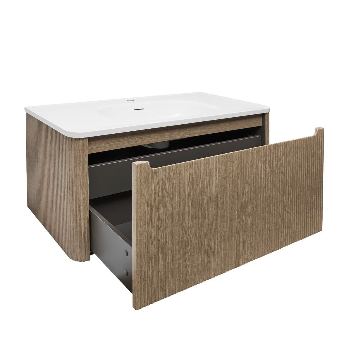 AUSTEN100LP Naturel Austen 99 x 47 cm umivalnik z omarico