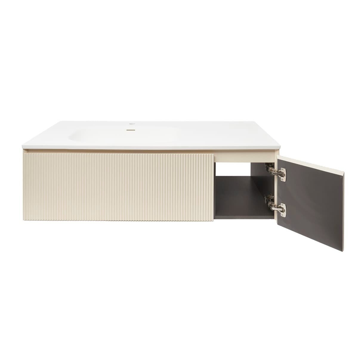 AUSTEN120BG Naturel Austen 120 x 52 cm umivalnik z omarico