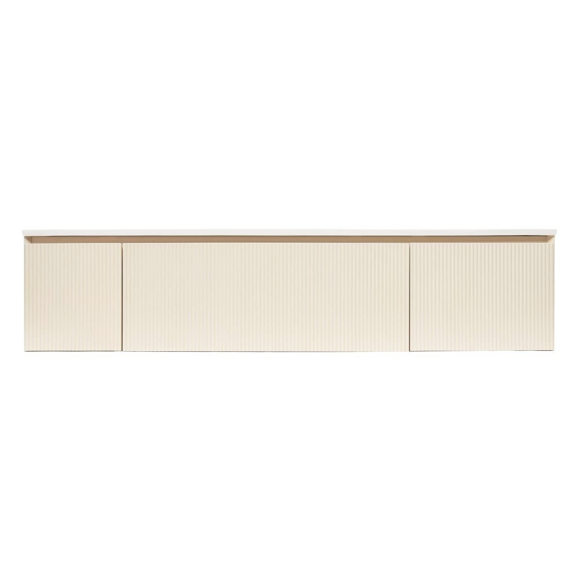 AUSTEN165BG Naturel Austen 165 x 52 cm umivalnik z omarico