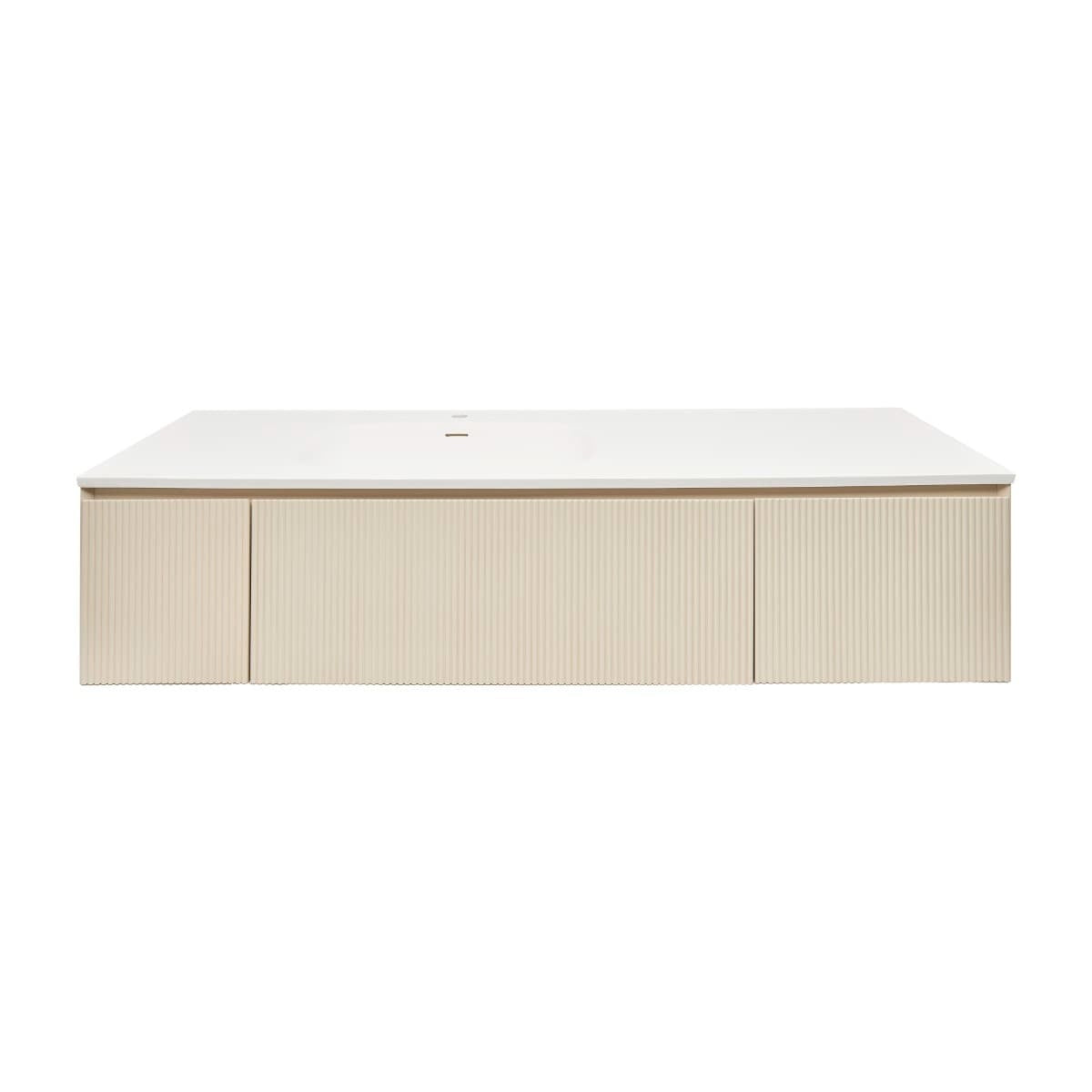 AUSTEN165BG Naturel Austen 165 x 52 cm umivalnik z omarico