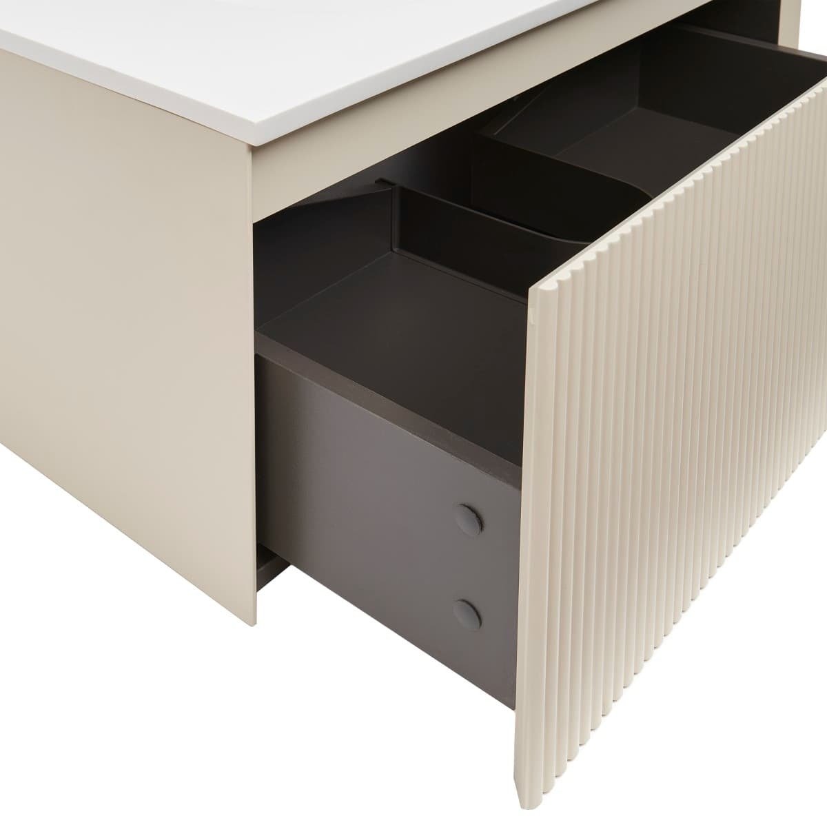 AUSTEN80BG Naturel Austen 80 x 52 cm umivalnik z omarico