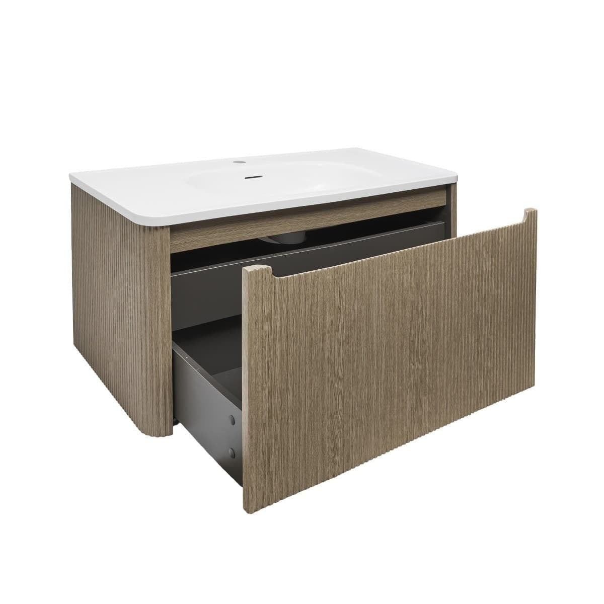 AUSTEN80LP Naturel Austen 79 x 47 cm umivalnik z omarico