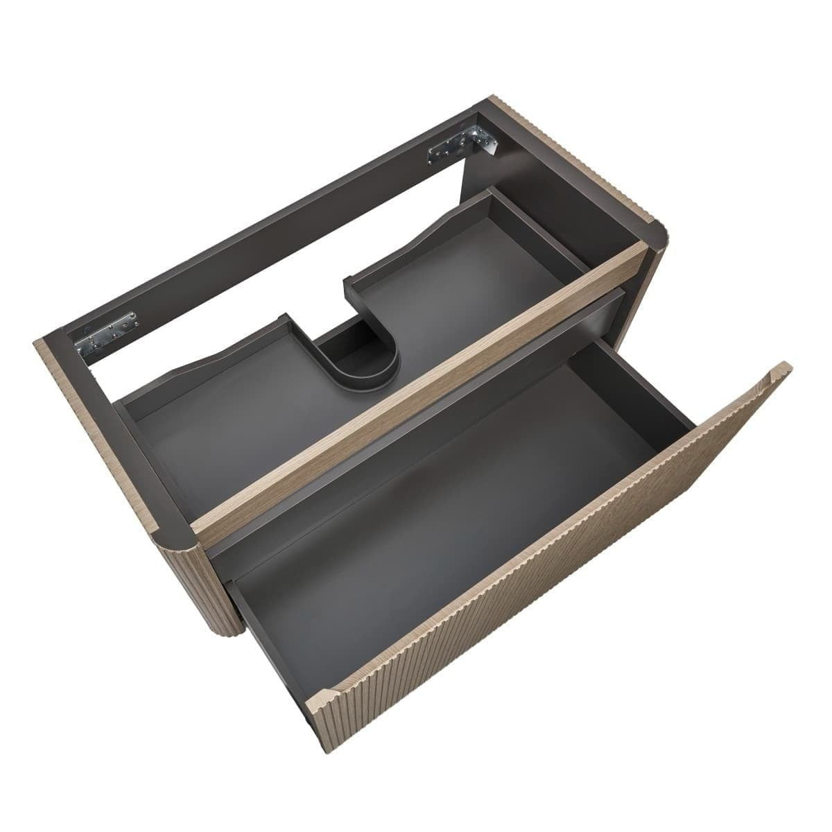 AUSTEN80LP Naturel Austen 79 x 47 cm umivalnik z omarico