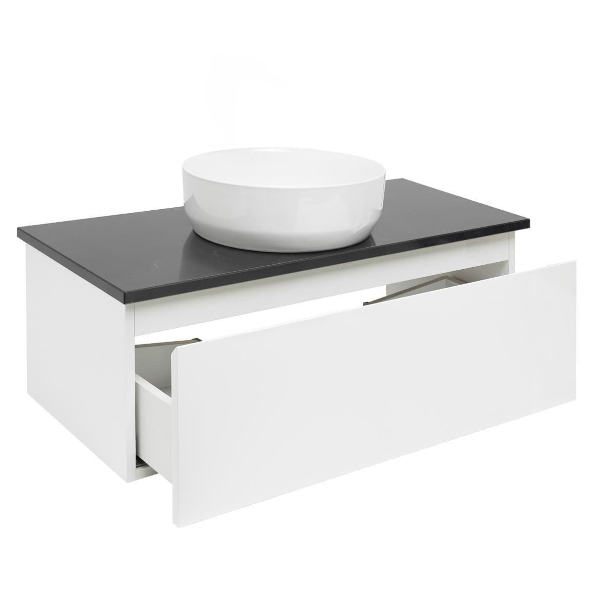 BWAY100WTK SAT B-Way 100x46 cm omarica za umivalnik s pultom iz umetnega kamna