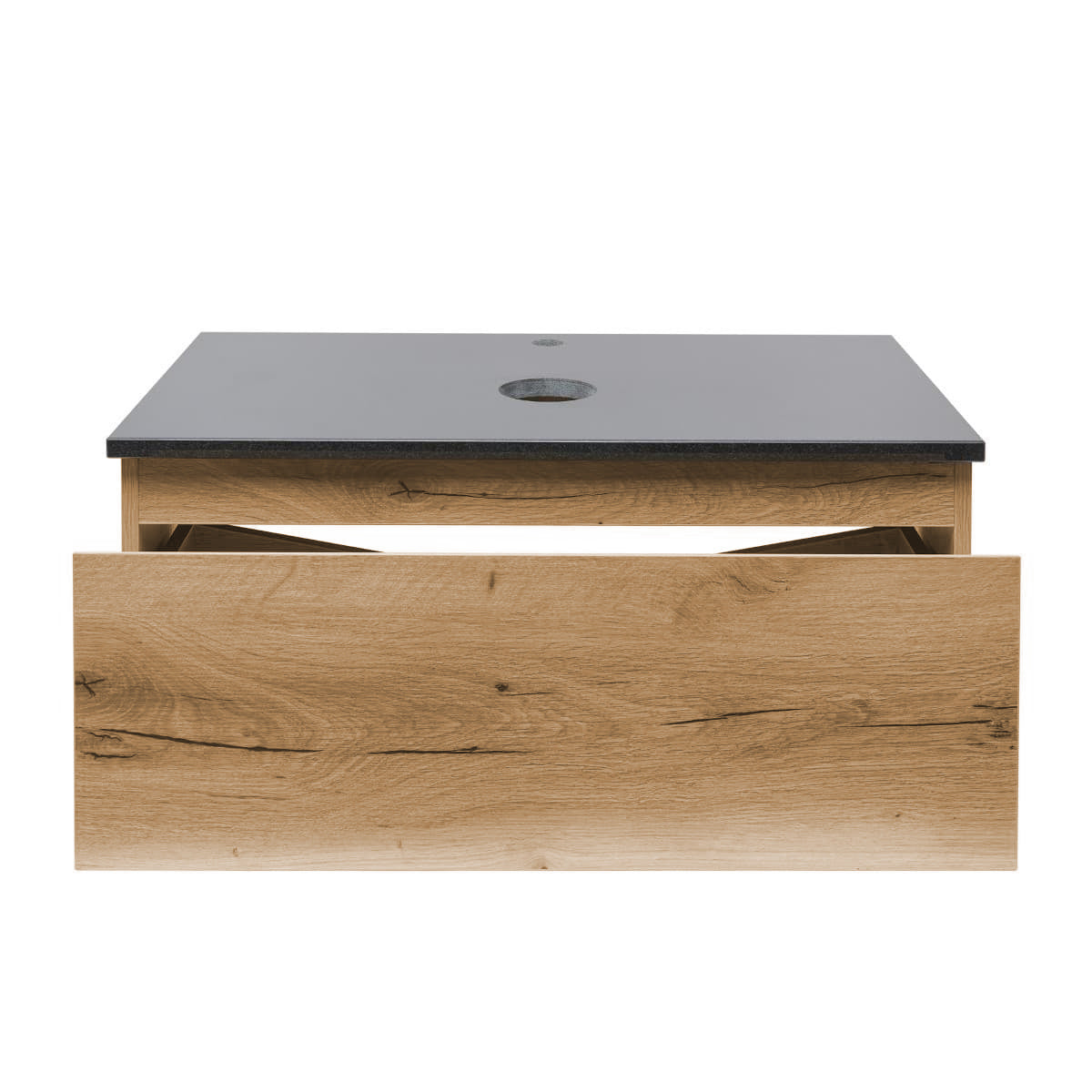 BWAY80OAKZ SAT B-Way 80x46 cm omarica za umivalnik z granitnim pultom