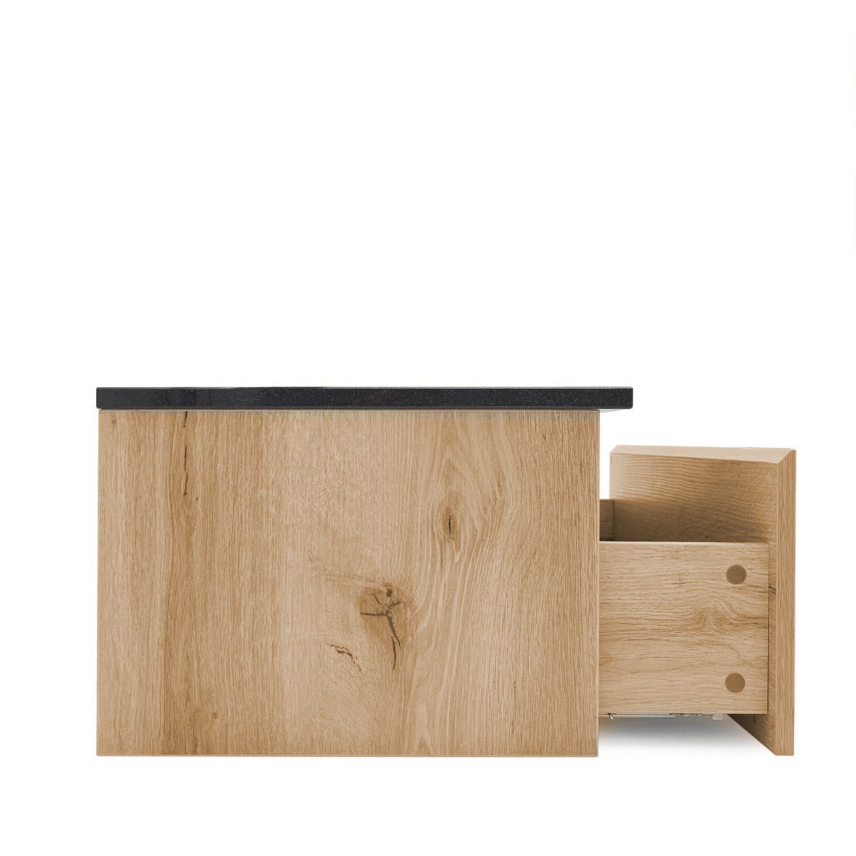 BWAY80OAKZ SAT B-Way 80x46 cm omarica za umivalnik z granitnim pultom